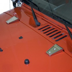 Rugged Ridge Jeep JK 07-Up Door/Hood Hinge Cover Pair (Textured Black)